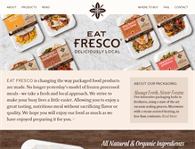 Tablet Screenshot of eatfrescofoods.com